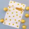 Wrapables Gold Dots Drawstring Treat Bags for Candy, Cookies, Treats, Gifts and Party Favors (50pcs)